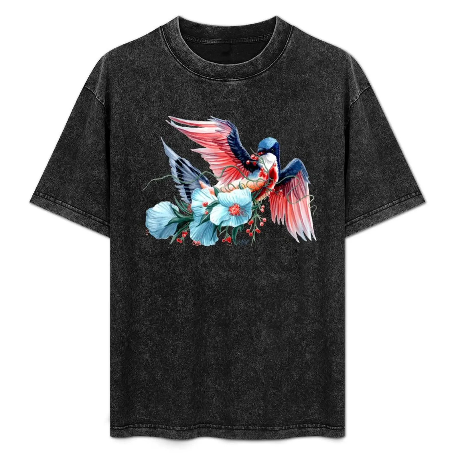 Bleeding Heart Dove T-Shirt luxury designer anime shirt anime clothes aesthetic clothes mens t shirt