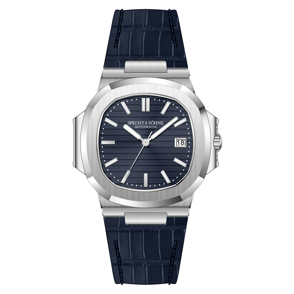 Specht & Sohne 2025 Nieuwe Klassieke Heren Horloges Luxe Automatisch Horloge Voor Mannen Roestvrij Staal Saffier 8215 Mechanisch Horloge