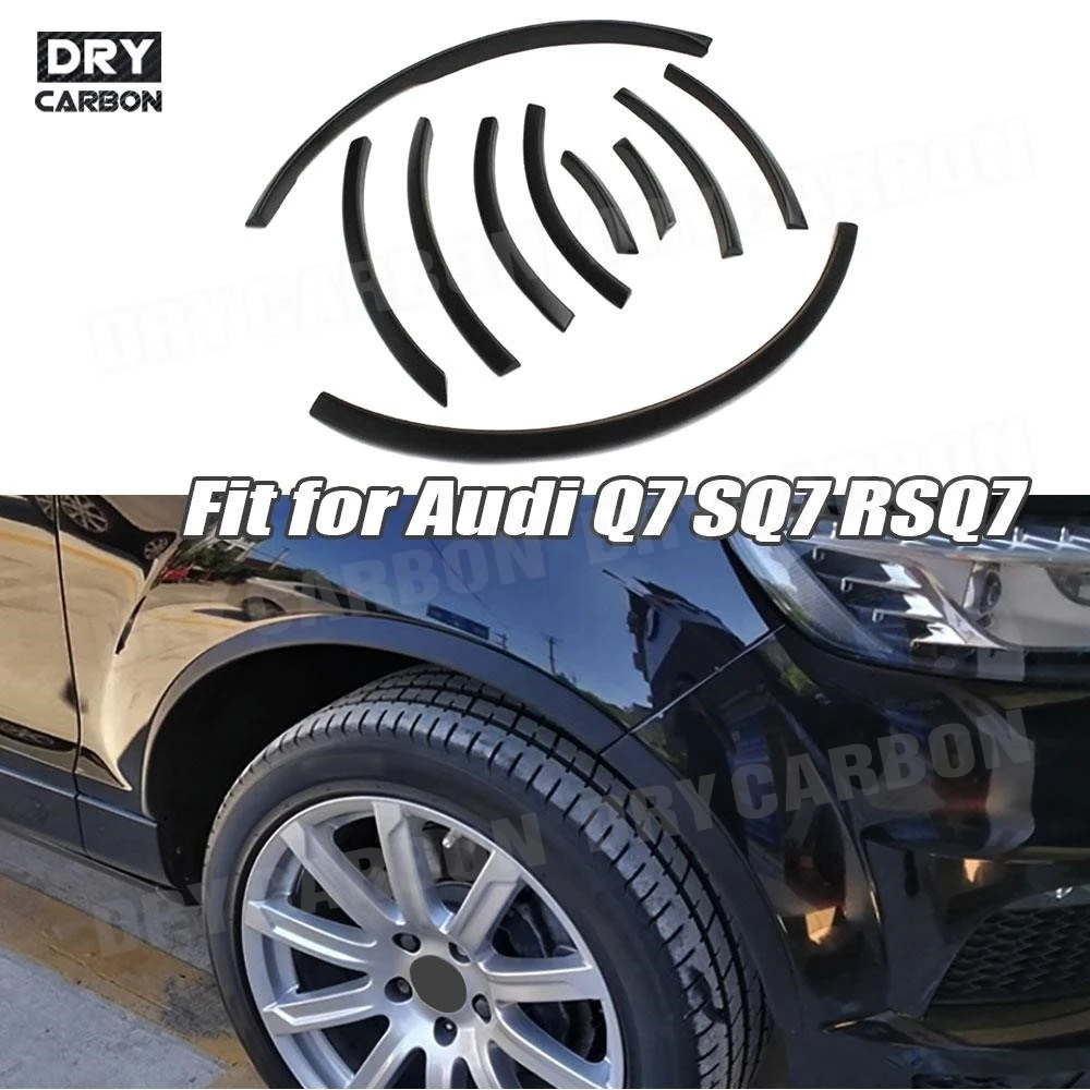 

PP Fender Extension Wheel Eyebrow Protector Arch Trim for Audi Q7 SQ7 RSQ7 Sline 2006 - 2015 Car Wheel Fender Extension