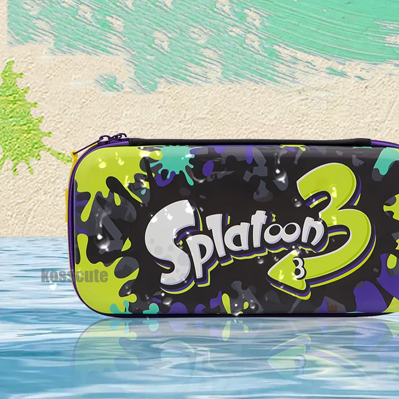 Splatoon Switch OLED powłoka ochronna twarda obudowa torba NS Game Host ochrona zestaw do przechowywania Nintendo przełącz akcesoria