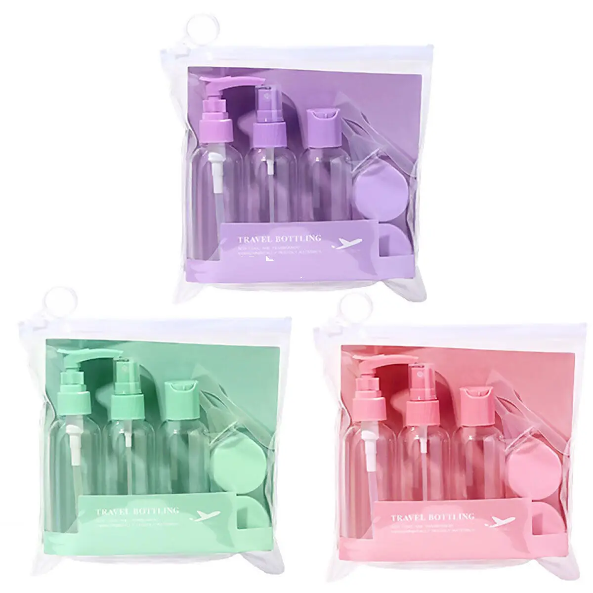 6Pcs Bottles Leak Proof Set For Toiletries TSA Approved Travel Container