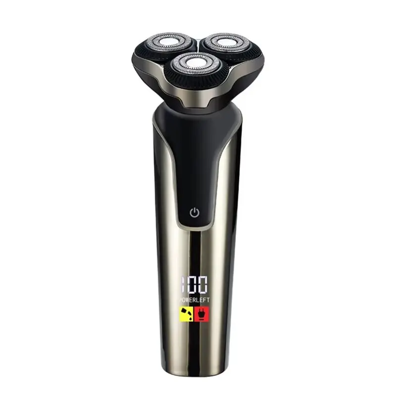 【NEW A39M】 Dry 3-Blade Cutting System Reciprocating Waterproof Beard Trimmer USB Rechargeable