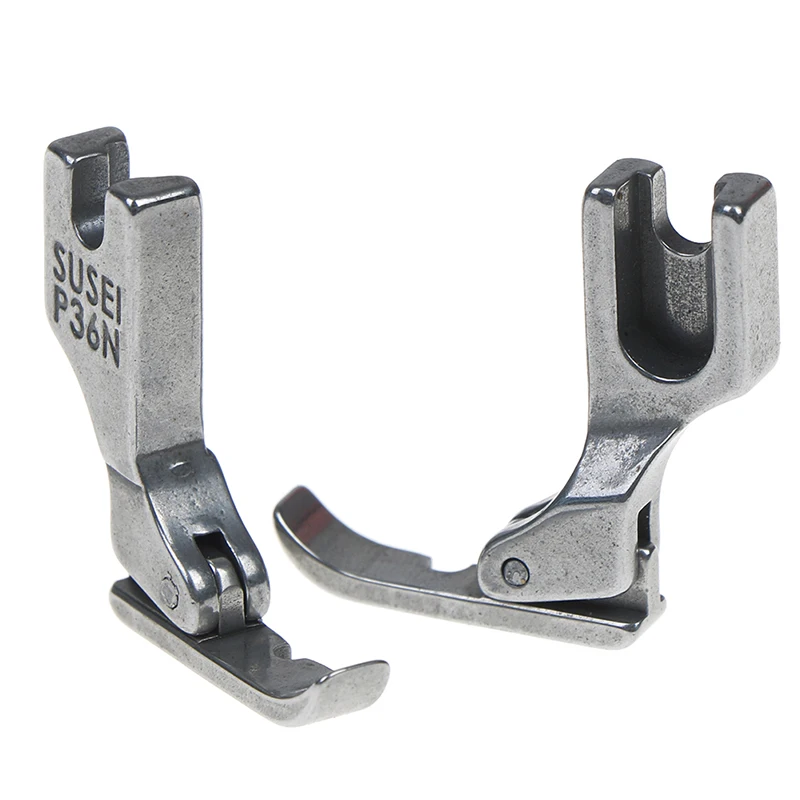 Ali-HMA73-1Pc P36LN / P36N Presser Foot Industrial Sewing Machine Flatcar Unilateral Presser Foot Steel-Sided Zipper Foot