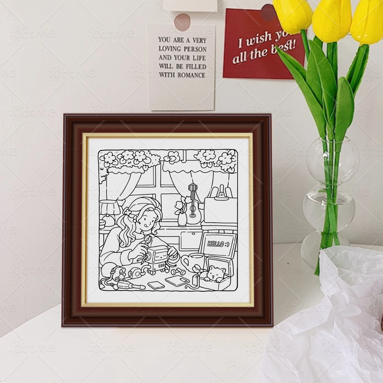 Libro para colorear de temporada acogedora para adultos con patrones de dibujos animados en negrita y fácil para relajarse, libros de dibujo de pintura DIY para niños