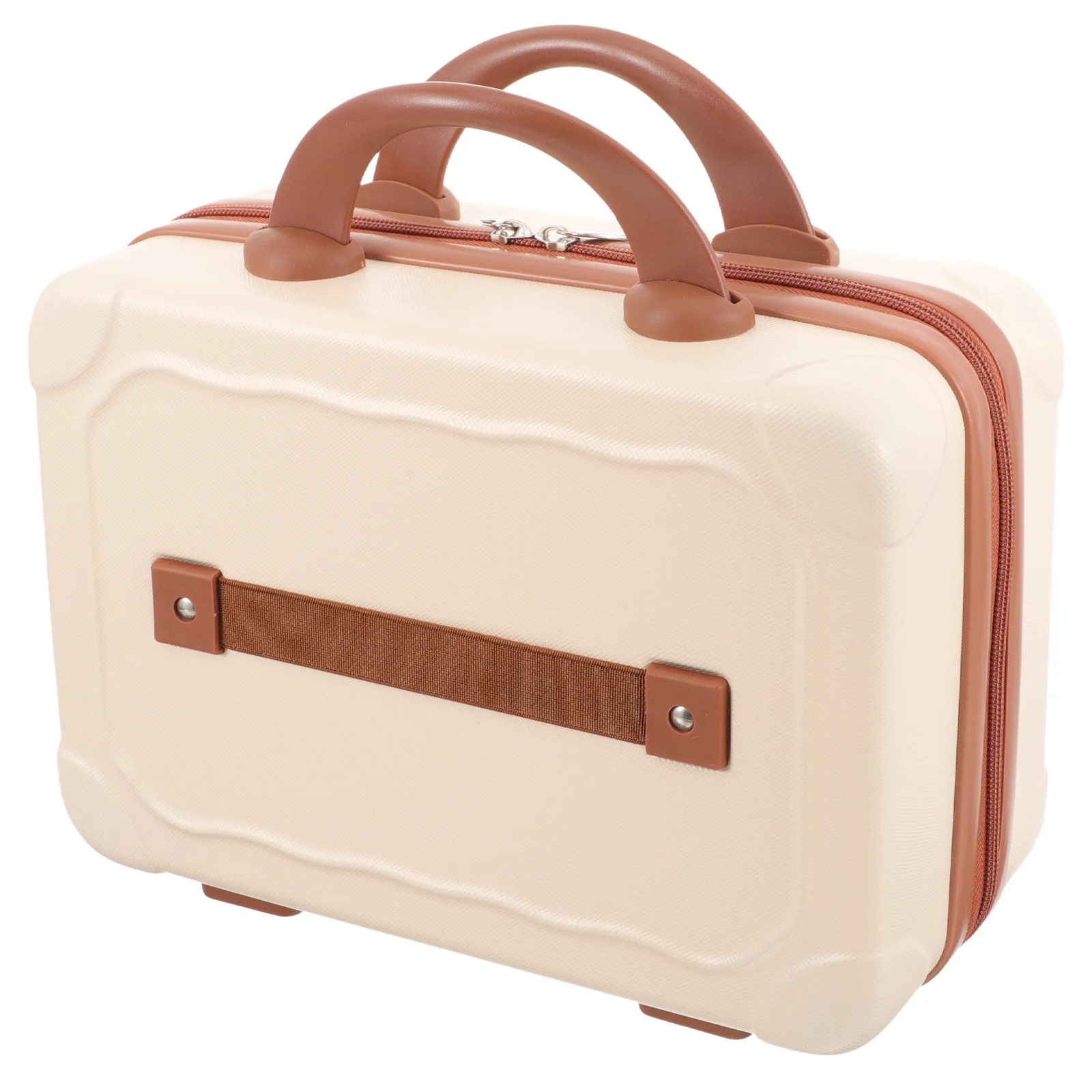 

Portable Small Makeup Suitcase Makeup Carrying Case Lightweight Travel Organizer Storage Box Large Capacity for Women