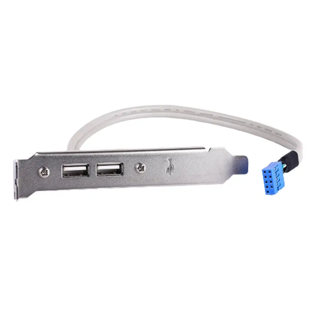 Motherboard Extension Cord Usb2.0 Add Computer Usb Interface 2 Usb Interface Double Port Usb Expansion Baffle Baffle Wire