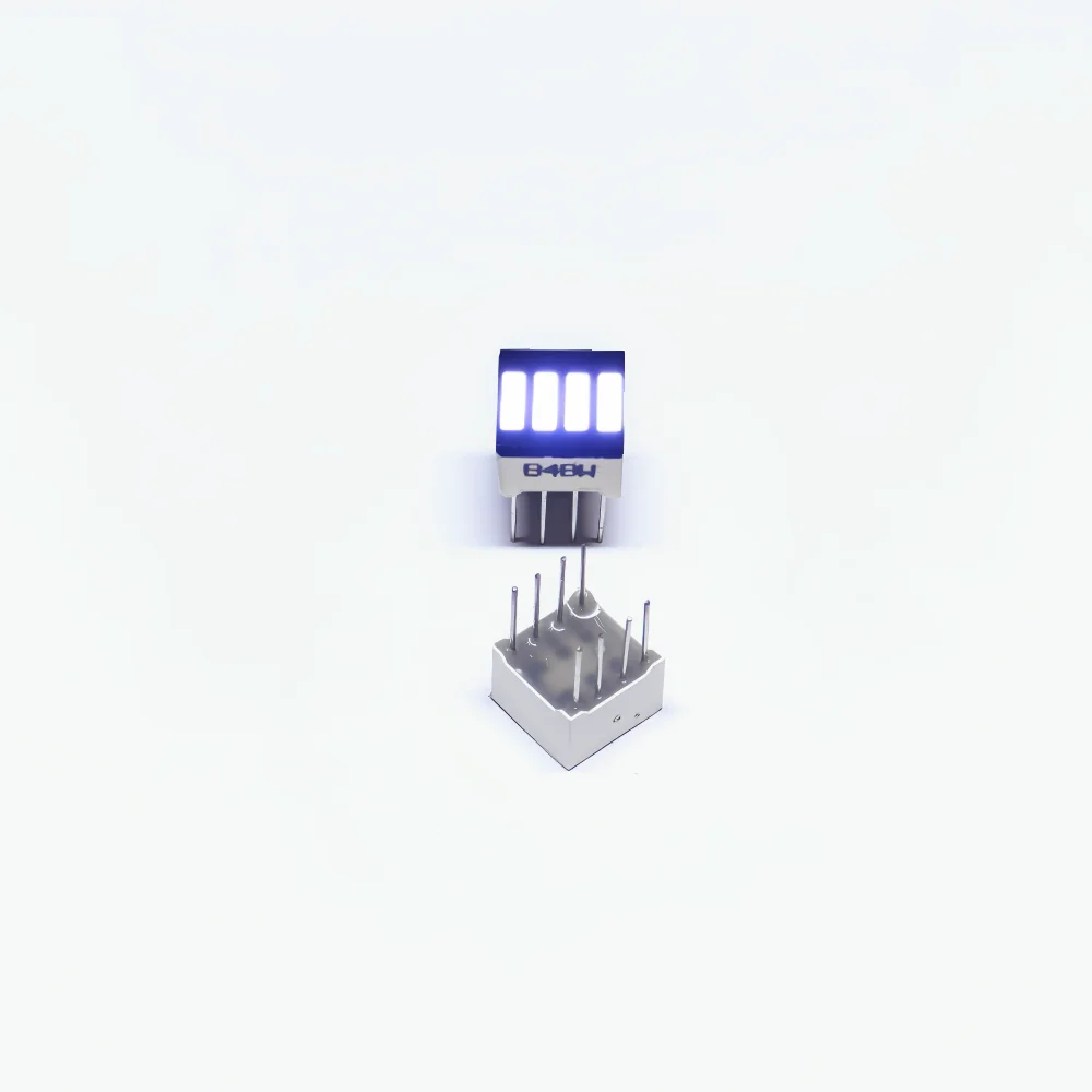 10PCS LED Display Module 4 Segment Bar Graph Ultra Bright Red Green Blue Yellow White Colors Multi-color Bar-Graph Module DIY