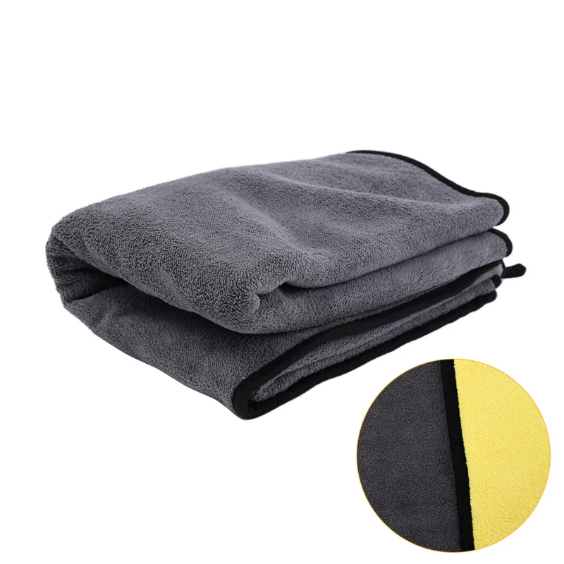 Car Body Cleaning Towel Big Size Microfiber Body Washing Towels Soft Drying Cloth Strong Water Double Layer Thicken Rag 60X160cm