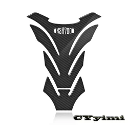 3D Carbon Fiber Motorcycle Fuel Tank Pad Cover Protector Decal Stickers For Yamaha XSR 700 XSR700