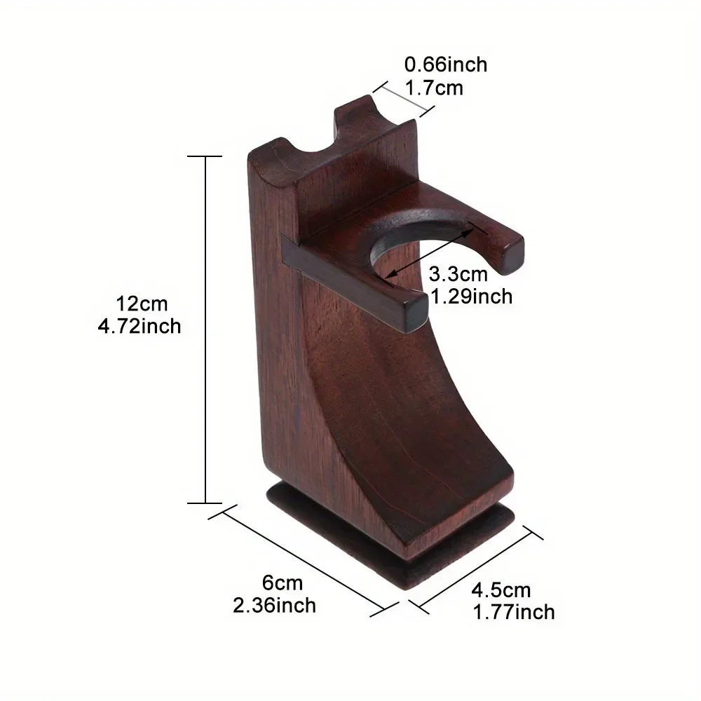 Tıraş bıçağı fırça katı ahşap tıraş için tıraş tutucu standı alet düzenleyici
