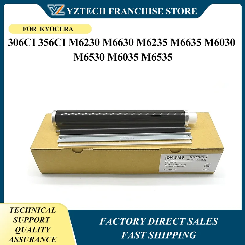 

1set drum rebuilt kit DK5195 DK5140 For Kyocera TASKalfa 306ci 356ci M6230 M6630 M6235 M6635 M6030 M6530 M6035 M6535