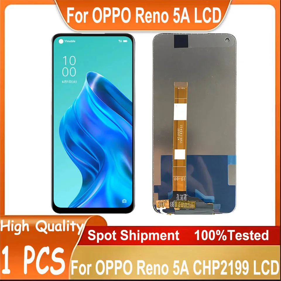 High Quality LCD For Oppo Reno 5A LCD Display Touch Screen