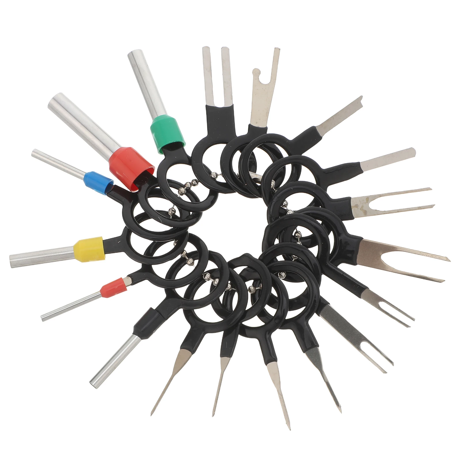 

18pcs Terminal Pin Returner Tool Kit for Automotive Harness Connector Removal Electric Wire Extractor Plastic Professional