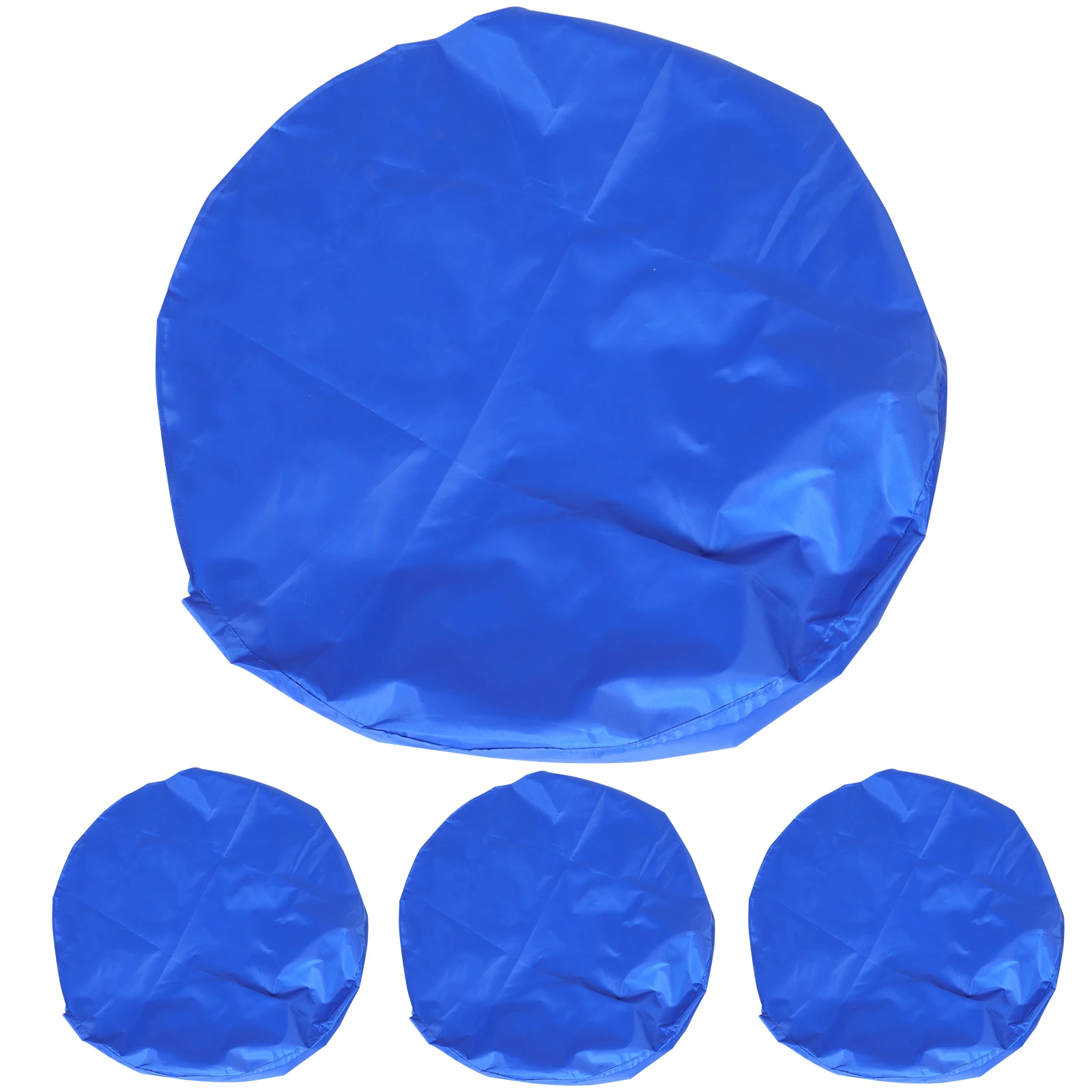 

4pcs Oxford Cloth Cover Trailer Weatherproof Spare Tire Protector Cover Travel Trailer Accessories Camper Tire Covers