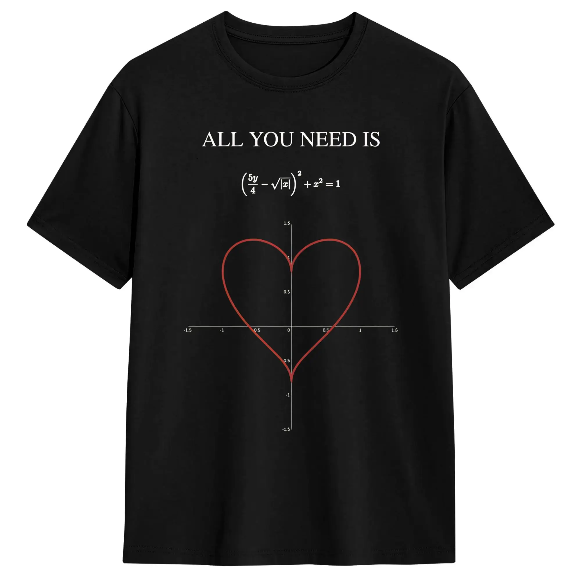 Camiseta MATH Equation All you need is love, masculina e feminina, 100% algodão, camiseta casual, gola redonda, manga curta, plus size.