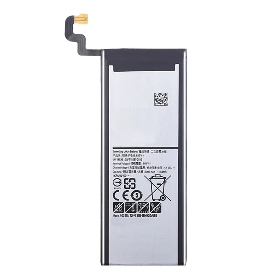 EB-BN920ABE 3000mAh Battery For Samsung GALAXY Note 5 N9200 N920t N920c Note5 SM-N9208 Bateria