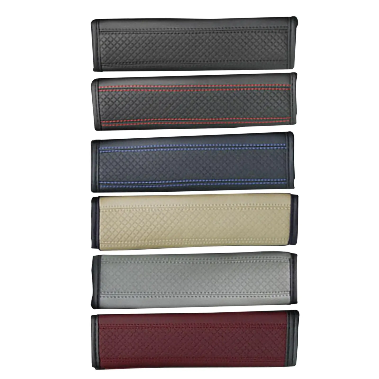 Car Belt Pad Cover Prevent Rubbing Protect Neck Fiber Leather for Travelling Bag