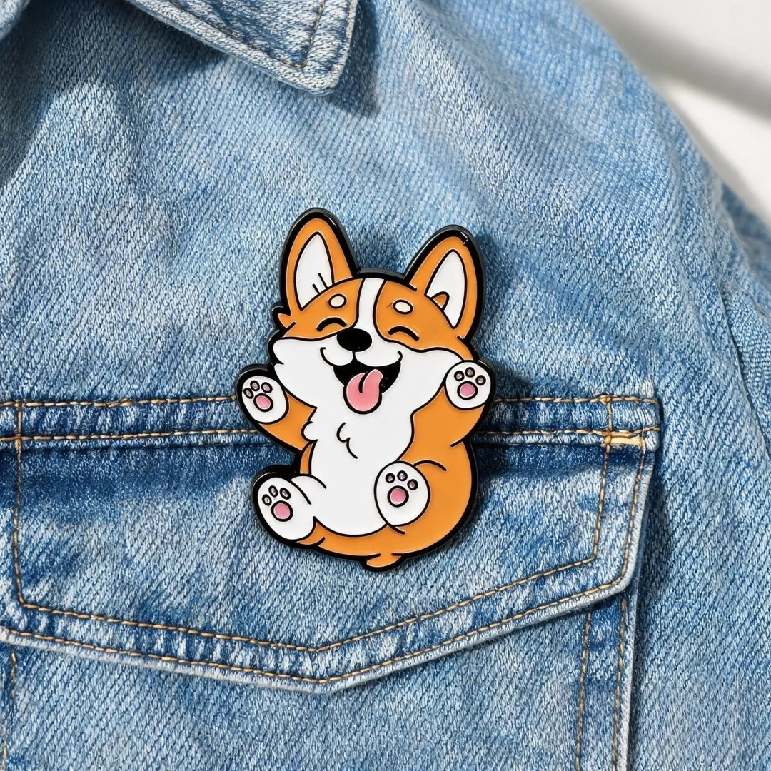 Pin de esmalte de Corgi adorab - Fashion Backpack Women reseña y precio