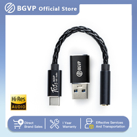 BGVP T01s Dac Decoding Audio HiFi Earphone Amplifier USB TypeC to 2.5/3.5/4.4mm Jack Adapter 32bit Digital Decoder AUX Converter