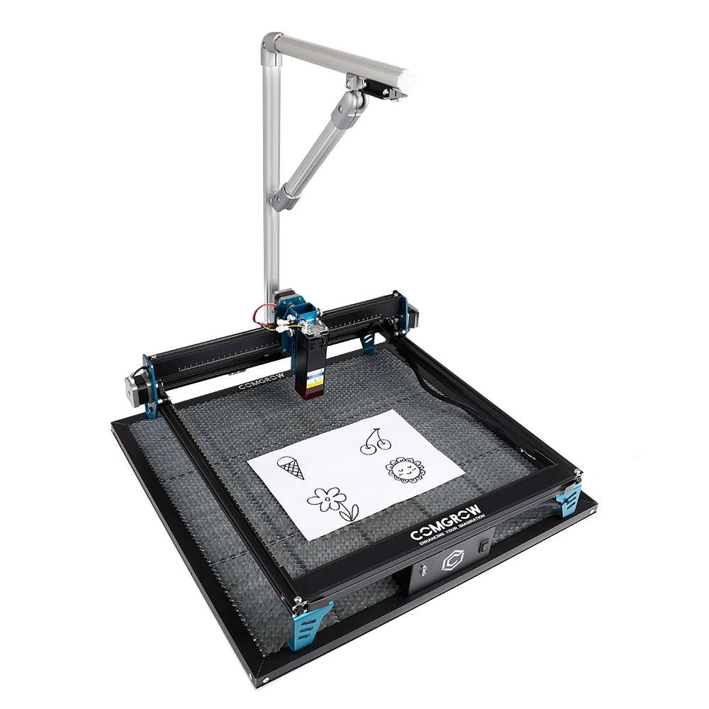 COMGROW Laser Lightburn-Kameramodul mit Montagearm, 8 MP Laserkamera für jede Laser-Graveur- und Cutter-Bildpositionierung