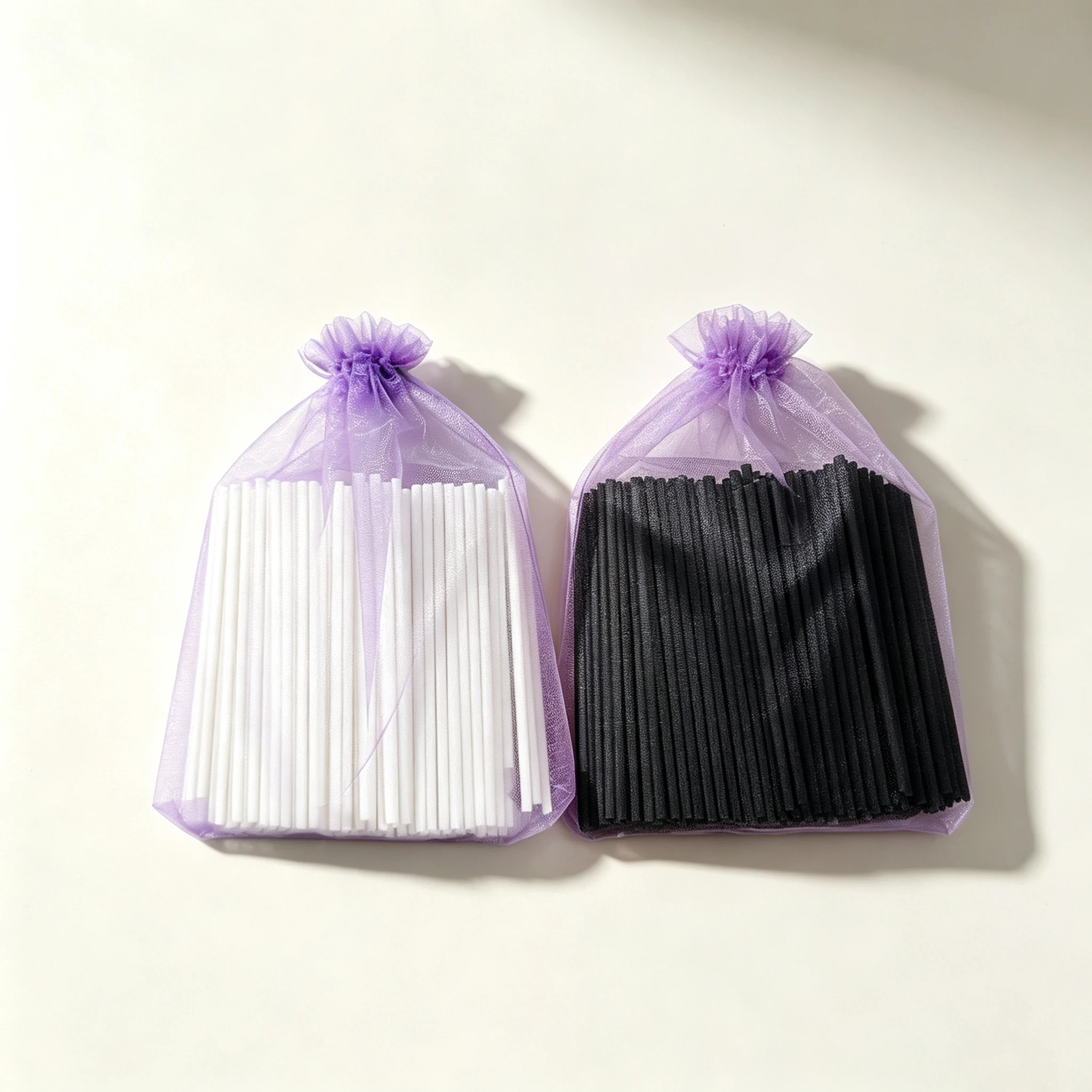 200Pcs 10cm 3mm Reed Diffuser Sticks Rattan Fiber Volatilization Rod Essential Oil Home Aroma Replacement Accessory