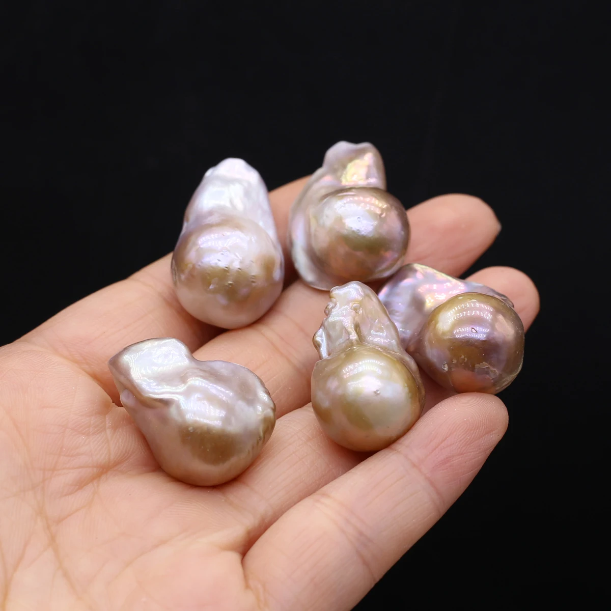 1PCS Natural Baroque Freshwater Pearl Irregular Shape 18x30mm Jewelry Making DIY Necklace Earrings Accessories Gift