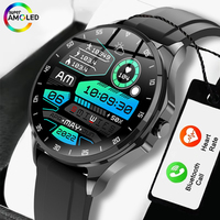 Men's smartphones and watches support Bluetooth connection and wireless charging. 1.43-inch AMOLED screen men's smartwatch