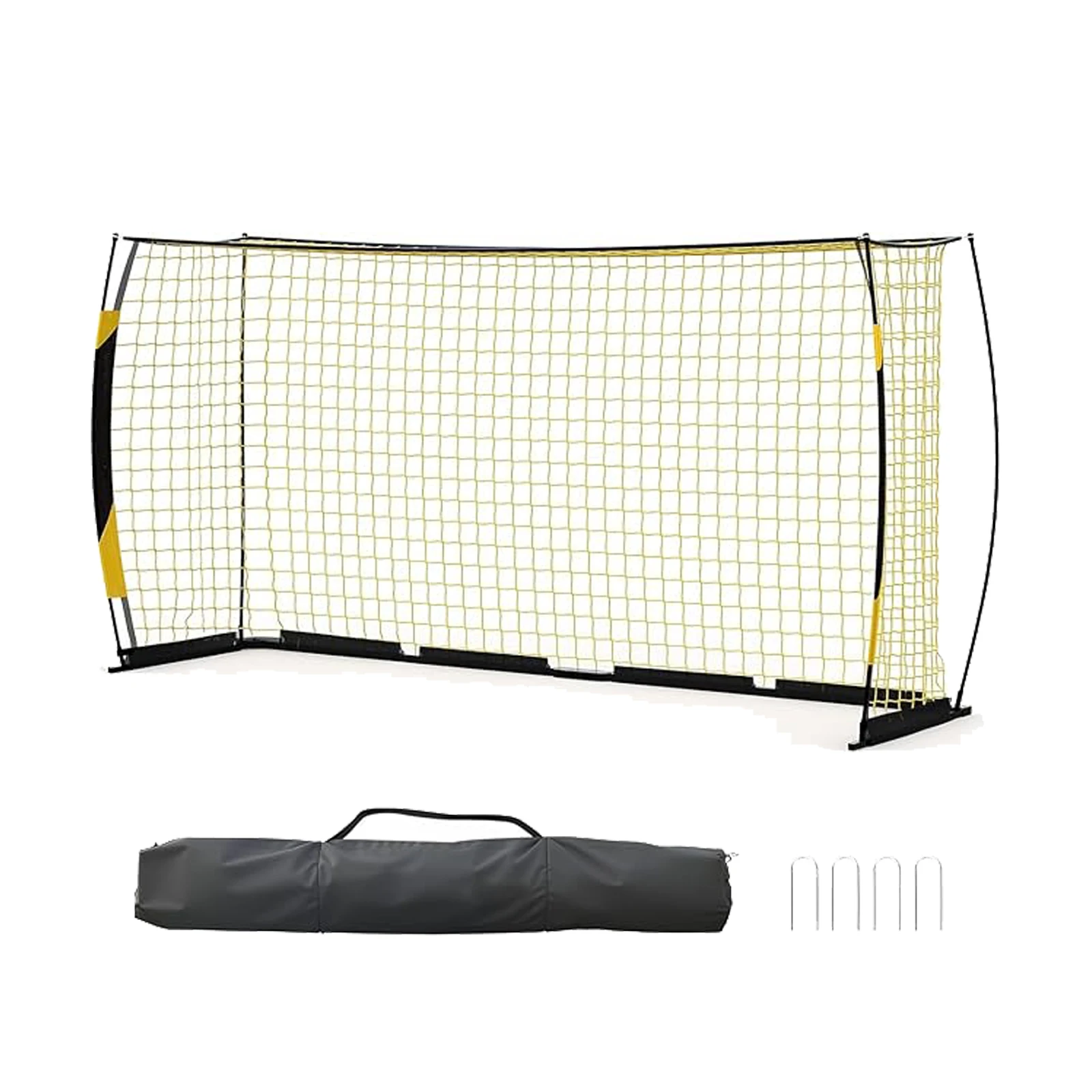 

12x6 FT Soccer Goal,Foldable & Portable Practice Goals Training Practice Net for Teens Adults with Carry Bag for Outdoor,Backyar