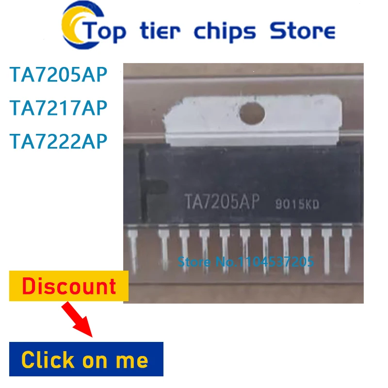 1PCS~10PCS/LOT TA7205AP TA7217AP TA7222AP  ZIP10   ZIP  100% NEW