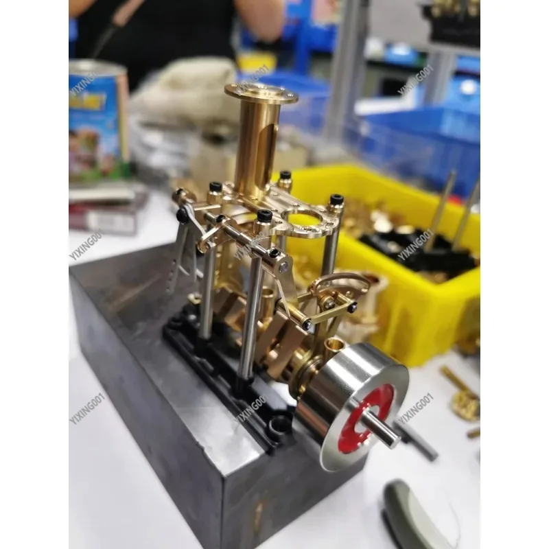 High Torque Double/Triple Cylinder Steam Engine Model Mechanical Ship Engine for Educational & Display Hobbyists Collectors