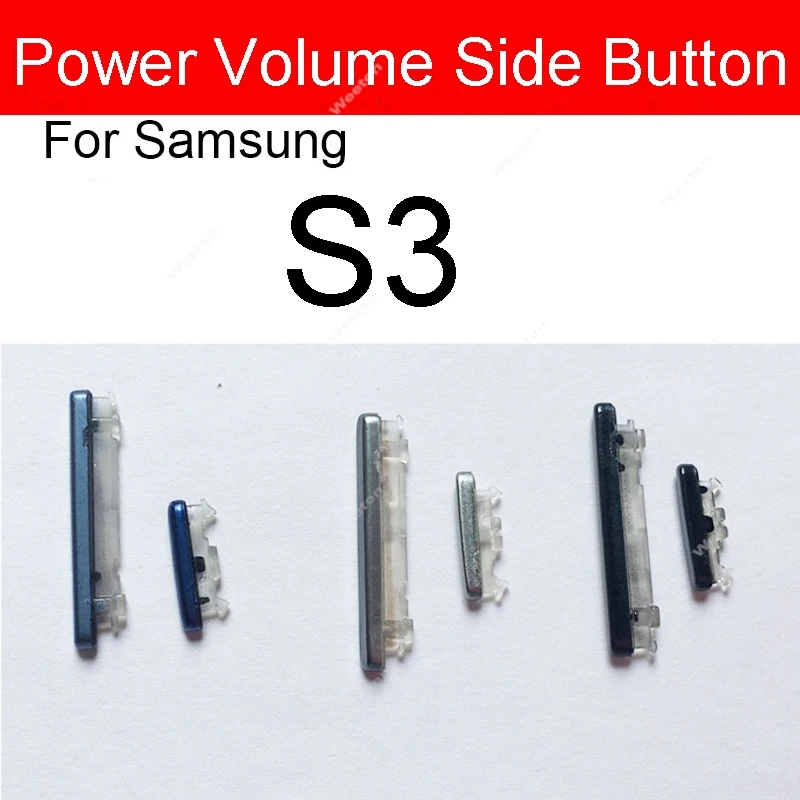 For Samsung Galaxy S3 i9300 S7 Edge J5 J7 2016 J510 J710 / J3 J5 J7 2017 J730 J530 J330 Volume Power On Off Side Button Key