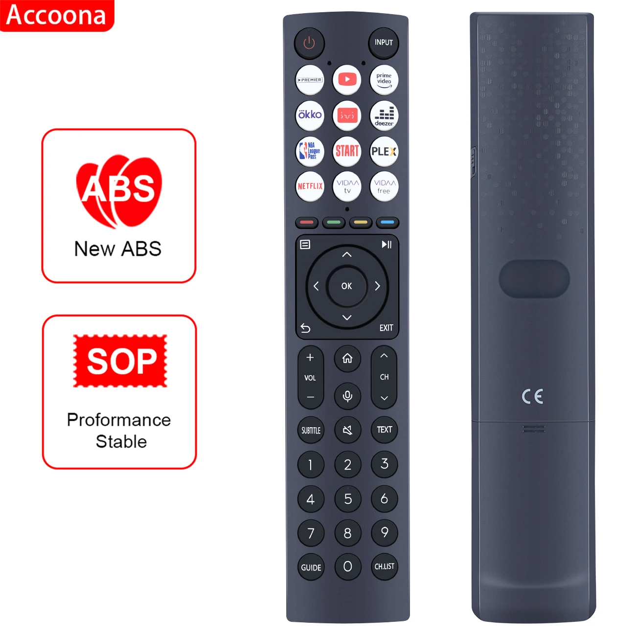 

ERF3G86H Remote control for HISENSE Láser 55A7500F 69A9H 90L5HD 4K UHD TV