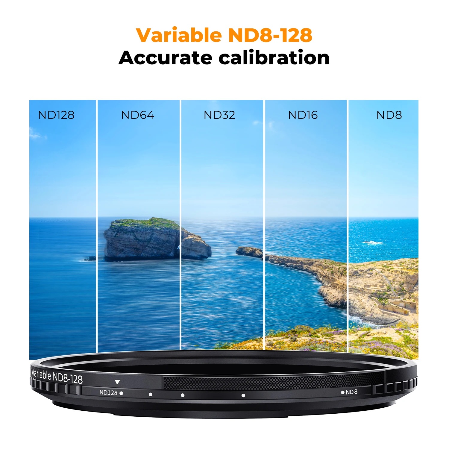 K&F Concept Magnetic ND8-128 ND2-32 ND32 ND128 Filter Adjustable Variable ND Filter 67mm 82mm 77mm 72mm Magnetic For Camera Lens