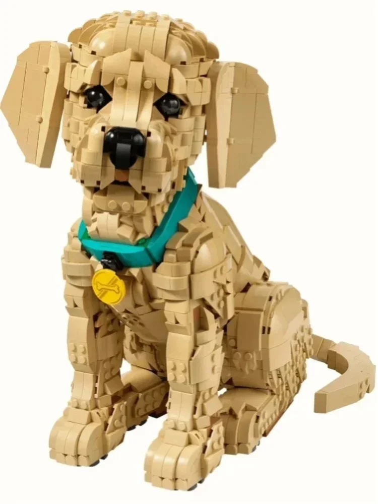 Raumdekoration 2102 Teile Welpen-Baustein-Set Hunde-Konstruktionsmodell Geburtstags- und Weihnachtsgeschenk für Erwachsene