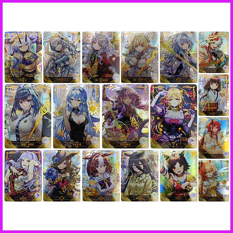 

Аниме «История богини», редкие коллекционные карты SSR Tomoe Gozen Anastasia Caren Nero Yukihana Lamy Uta, игрушки для мальчиков, подарок на день рождения