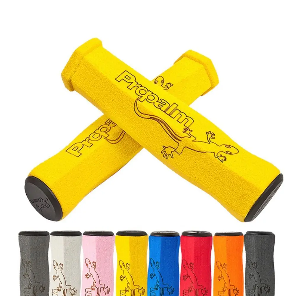 Cartoon Gecko Bicycle Grips Sponge Anti Slip Sponge Handle Sleeve Soft Comfortable Gecko Sponge Handle Bicycle Accessories