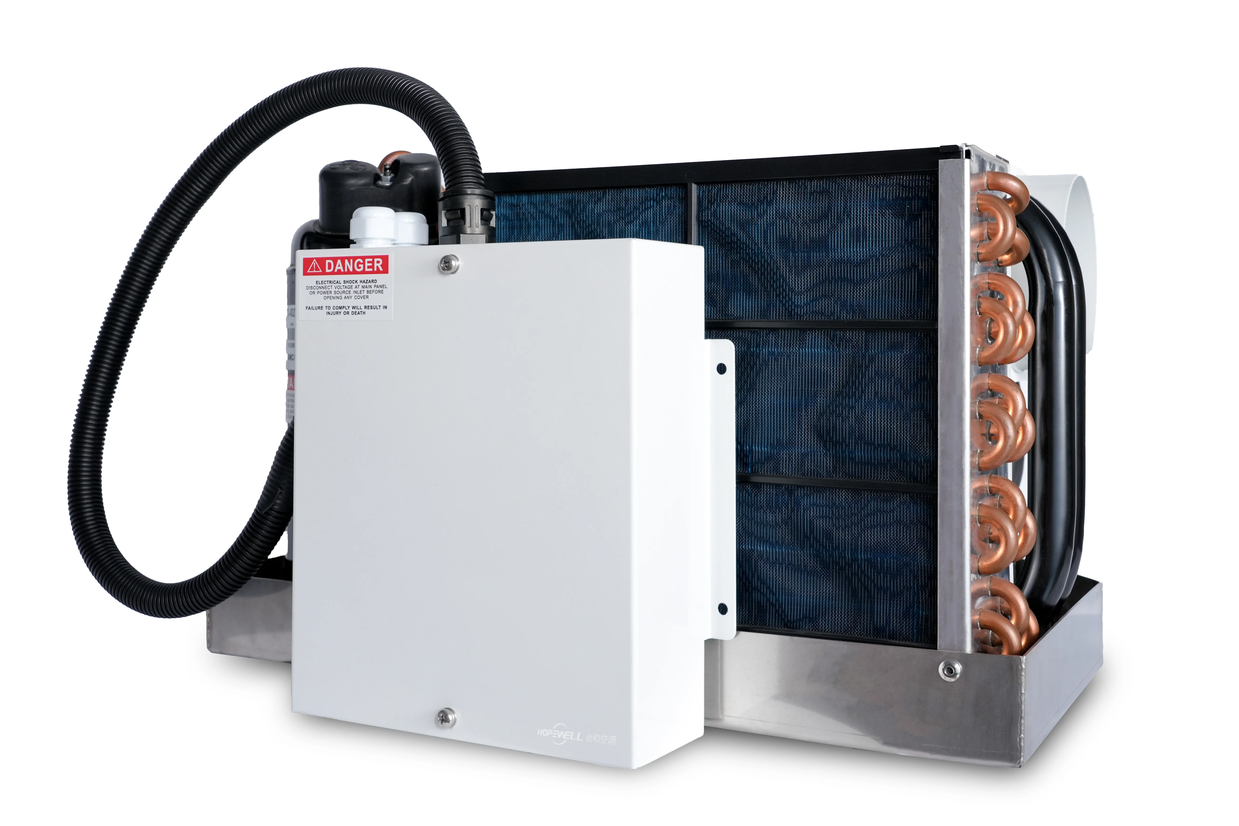 Climatizzatore marino a basso rumore con raffreddamento ad acqua di mare R410A