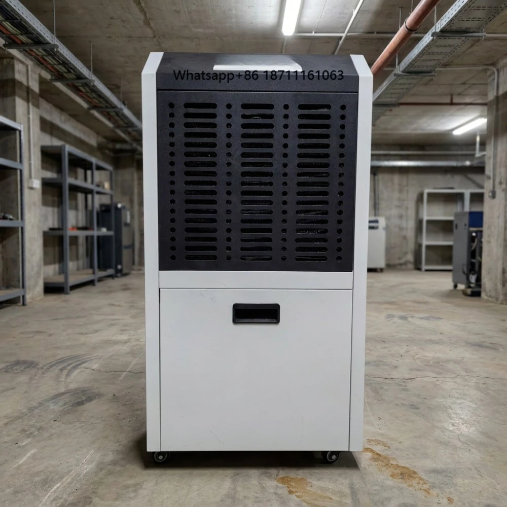 New Electric 158L/Day Industrial Compressor Dehumidifier & Commercial Air Dryer for Warehouse Grow Room Basement