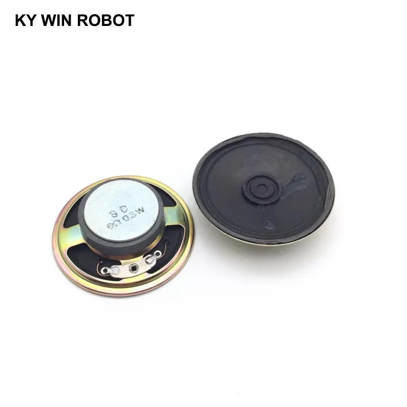 2 ピース/ロット新しい磁気紙キャップコーンスピーカー 8 オーム 0.5 ワット 0.5 ワット 8R スピーカー直径 57 ミリメートル 5.7 センチメートル厚さ 17 ミリメートル
