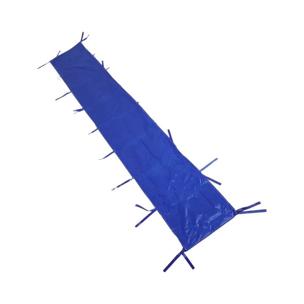 Waterproof Tent Drainage Gutter Oxford Cloth Rain Channel with Straps for Outdoor Canopy Setup 200x45cm to 600x45cm