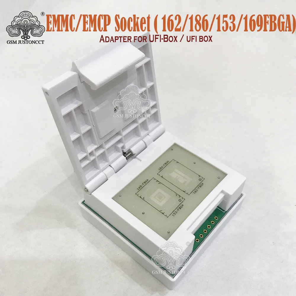 2022 New original UFI Box / Ufi socket Support FBGA 153/169/162/186/221/254 for EMMC Service Tool repair,resize,format,erase