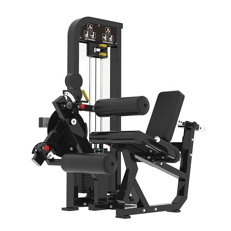 

Commercial Dual Function Gym Equipment 2-in-1 Steel Leg Extension & Leg Curl Machine for Chest Arms Exercise
