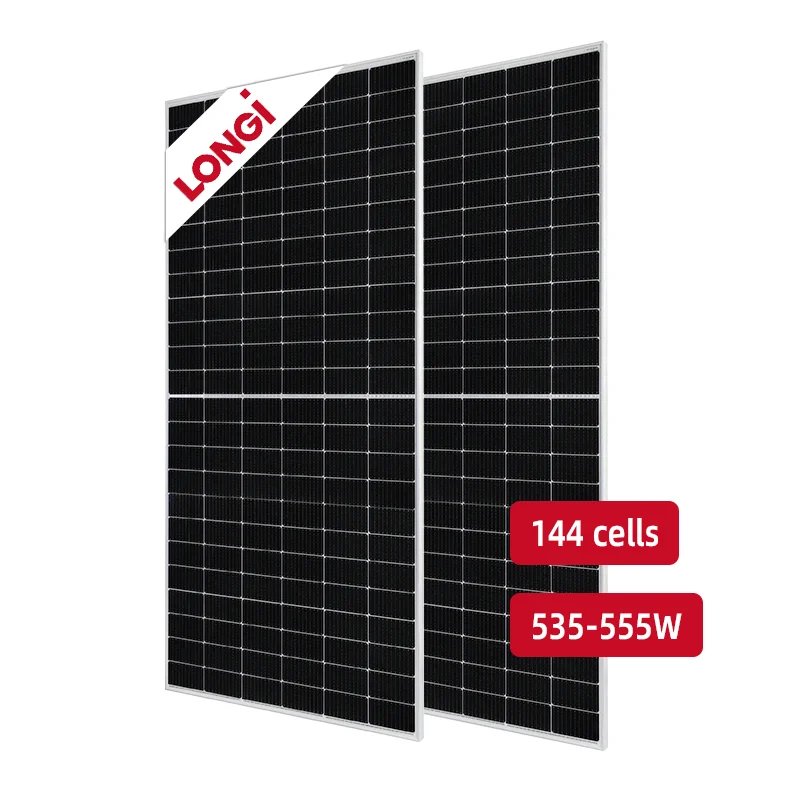 Longi Solar Panel 144  Cells Mono Photovoltaic  535W 540W 545W 550W 555W  s 1000W Price for EU