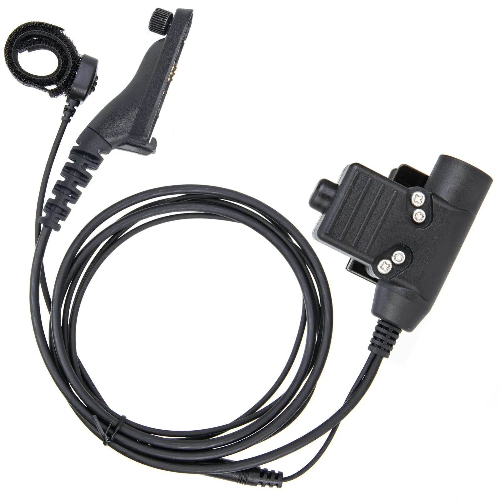 High Strength U94 PTT Finger Microphone Adapter for XIR P8268 P8668 DP4400 DP4800 Radio Walkie Talkie