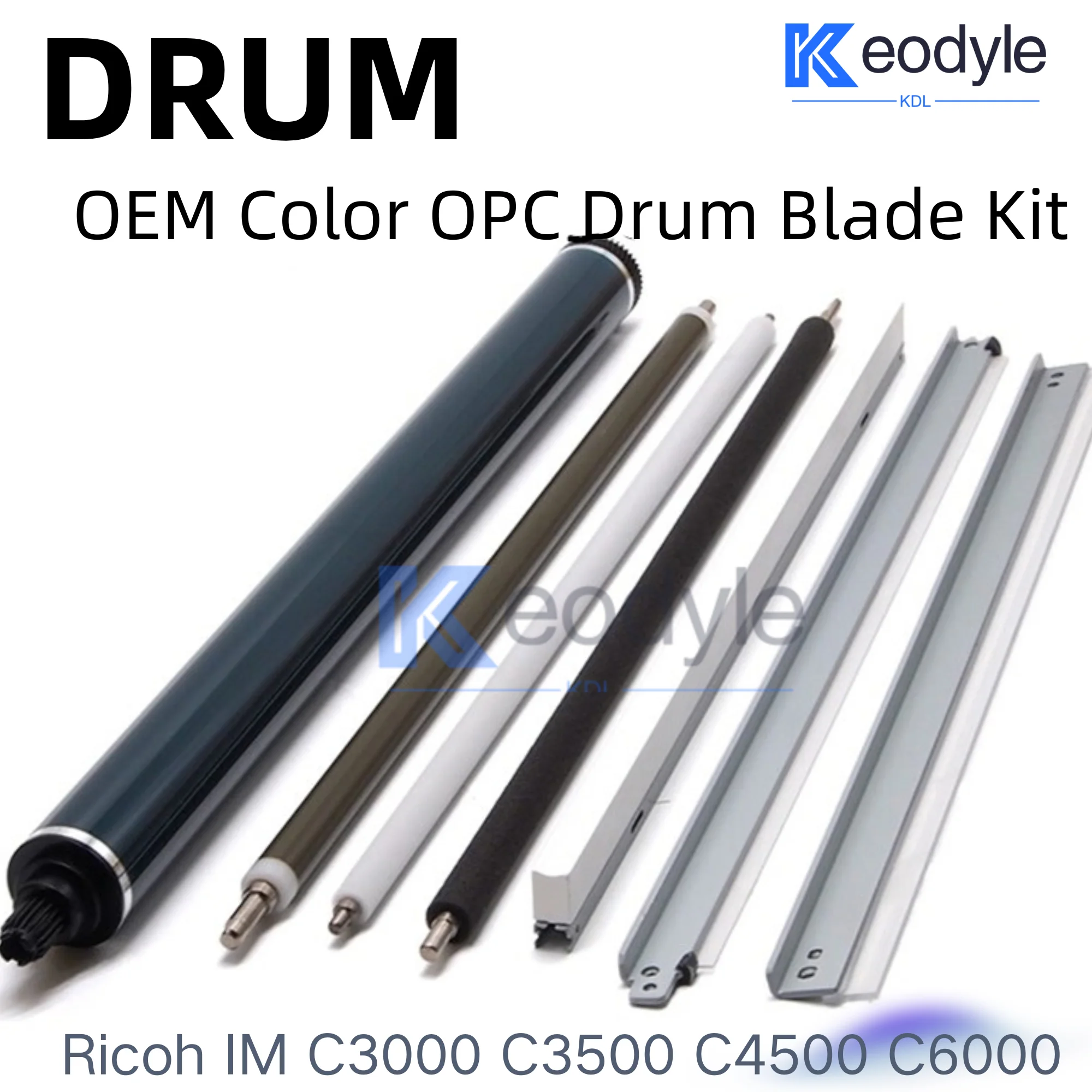Drum Kit OPC Drum Cleaning Blade Primary Charge Roller Cleaning Roller Drum Lubricant Bar For Ricoh IM C3000 C3500 C4500 C6000