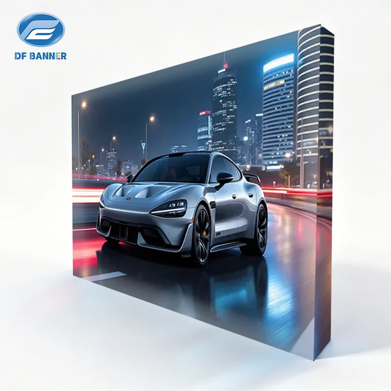 Manufacturer Direct Large Straight Seamless Edge Wrap Pop up Backdrop for Corporate Event Background