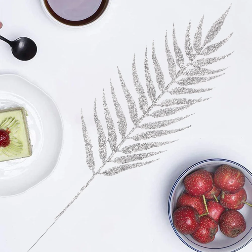 

6pcs Simulated Leaf Hanger High Quality Reusable Artificial Leaves Prop Holiday Christmas Decorations for Home Bedroom Wedding