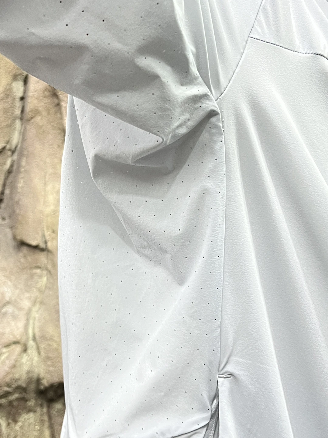 

Ultra-Thin Breathable Skin Jaet Outdoor Spring Summer Lightweight Waterproof Laser-Punched Armpit Men's Faion Jaet