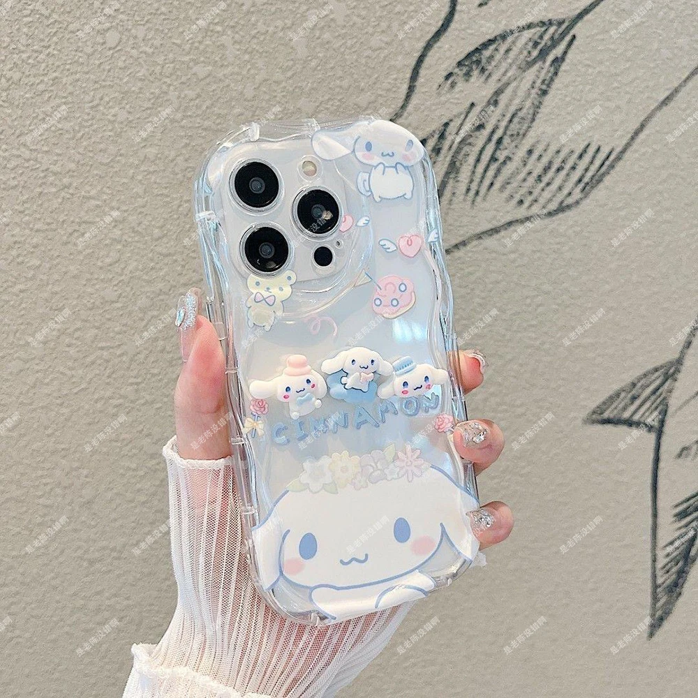 Sanrios Cute Cinnamorolls Case For Samsung Galaxy A16 A06 A35 A55 A25 A05s A15 A54 A34 A24 A14 A04 A13 A73 A53 A33 4G 5G Cover - náhled 2