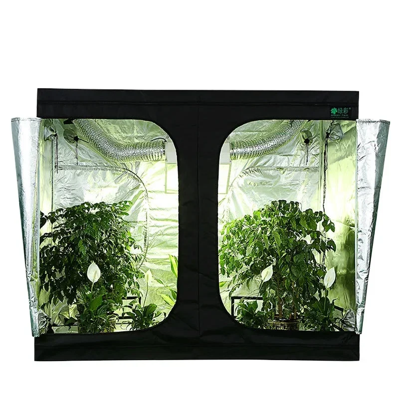 600D Oxford cloth plant growth tent 240 * 120 * 200CM thermal insulation and insect-proof planting tent